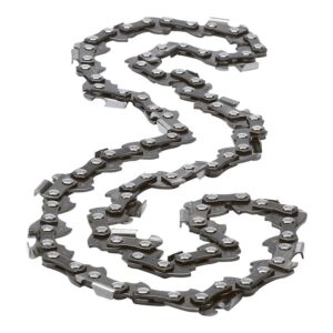 CADENA DE MOTOSIERRA CROMADA CONTRAGOLPE PARA ESPADA 25 cm DEL MODELO PS7525, 40 ESLABONES, 3/8 pulg, ESPESOR 0,5 pulg / 1,3 cm