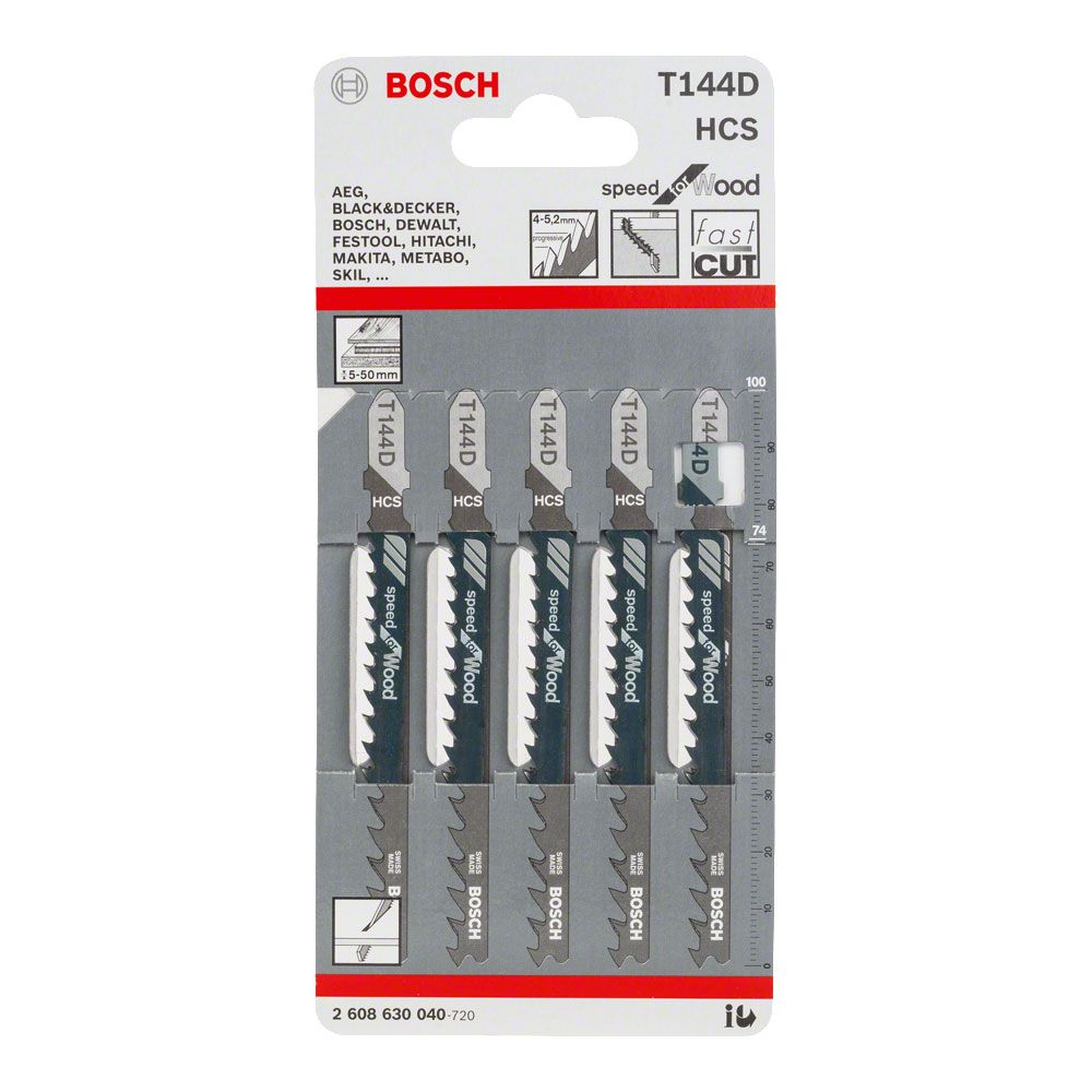 HOJAS DE SIERRA T 144 D: SPEED WOOD, SET DE 5 uds - Imagen 2