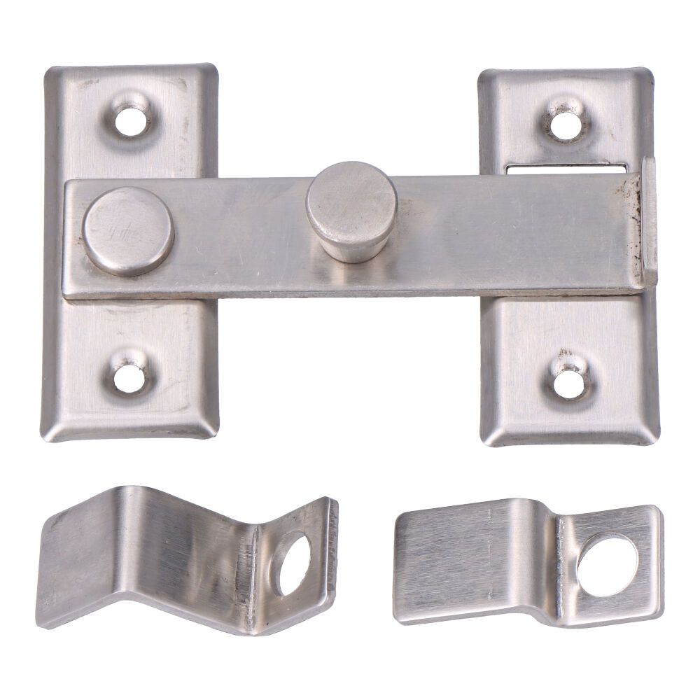 ALDABA, REVERSIBLE, DE ACERO CON ACABADO INOX, 80 x 53 mm, BLISTER