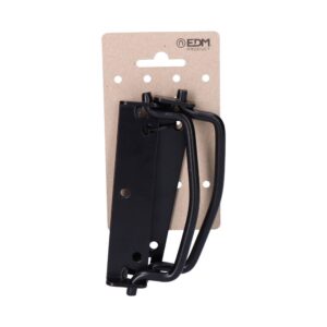 ASA ABATIBLE CON TOPE, DE ZINC CON ACABADO EN NEGRO, 125 x 27 mm, 2 uds, BLISTER