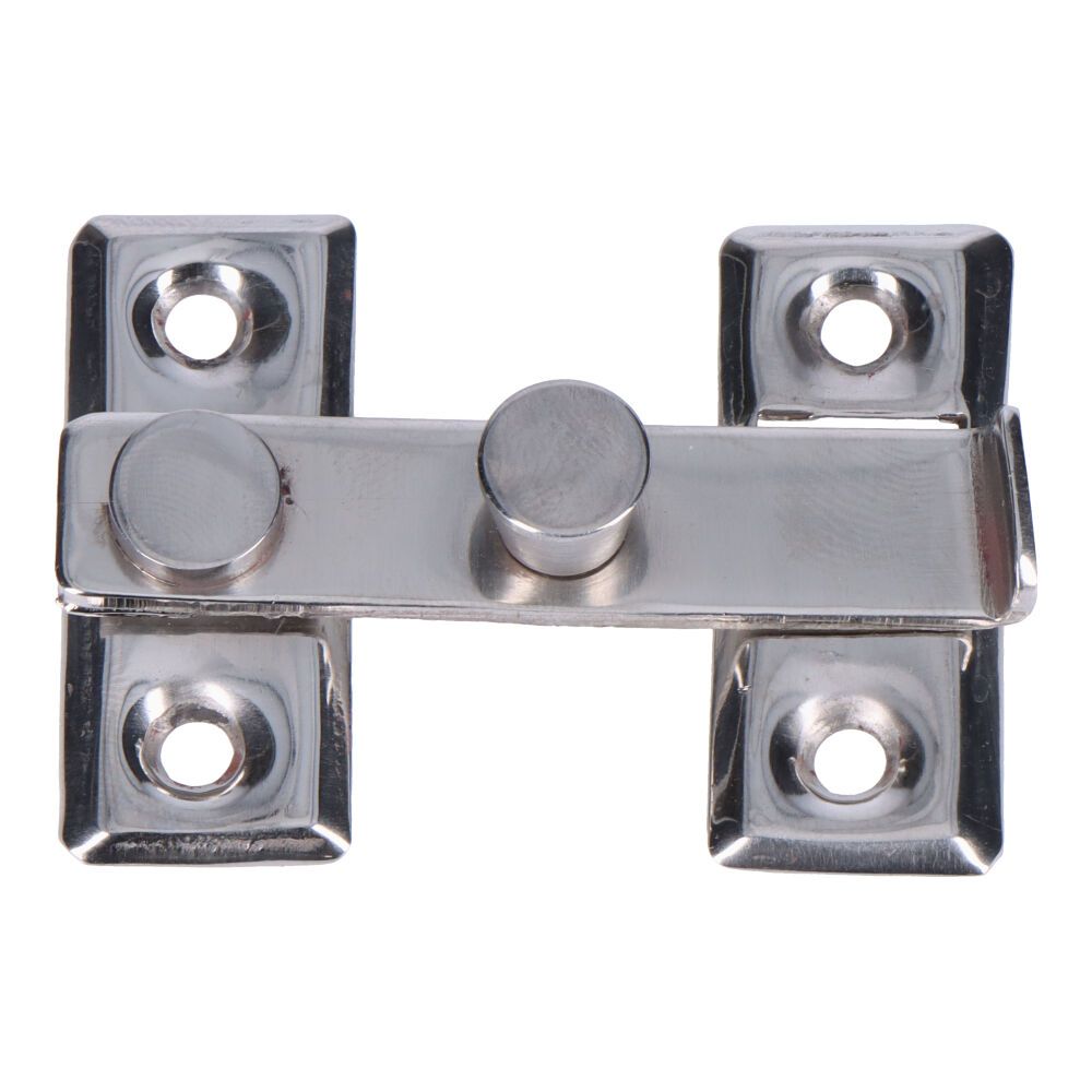 ALDABA, REVERSIBLE, DE ACERO CON ACABADO INOX, 60 x 41 mm, BLISTER