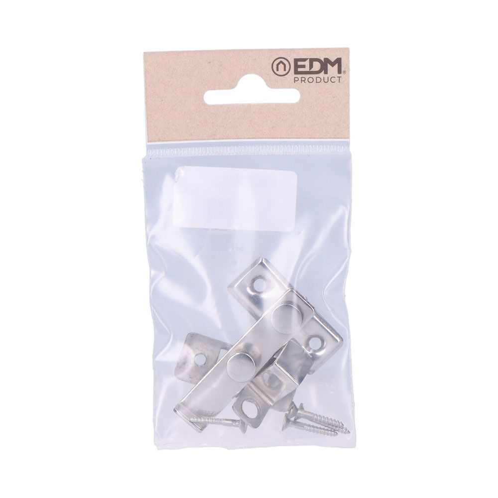 ALDABA, REVERSIBLE, DE ACERO CON ACABADO INOX, 60 x 41 mm, BLISTER - Imagen 2