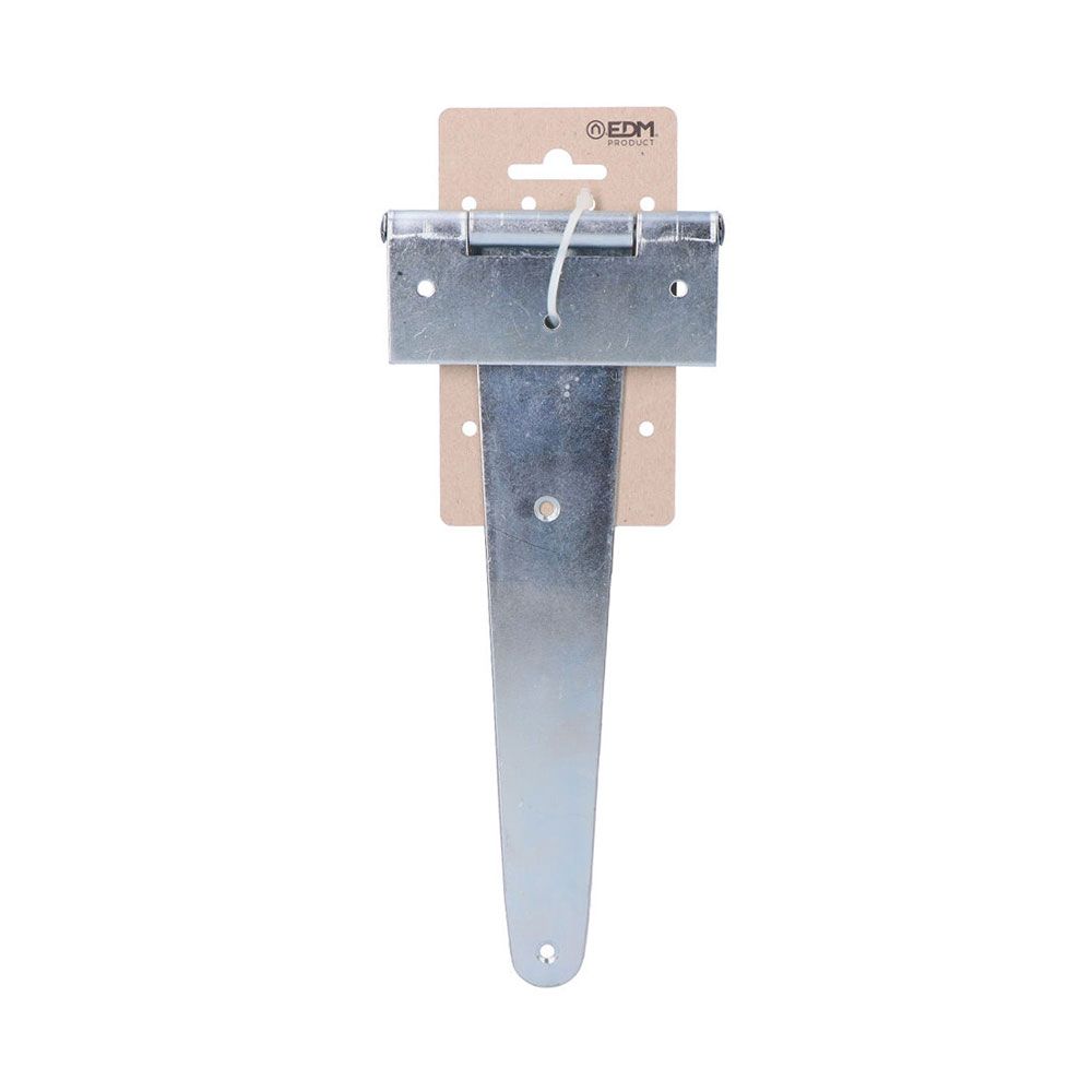 BISAGRA FORMA T, DE ACERO CON ACABADO ZINCADO, 250 x 110 mm, BLISTER