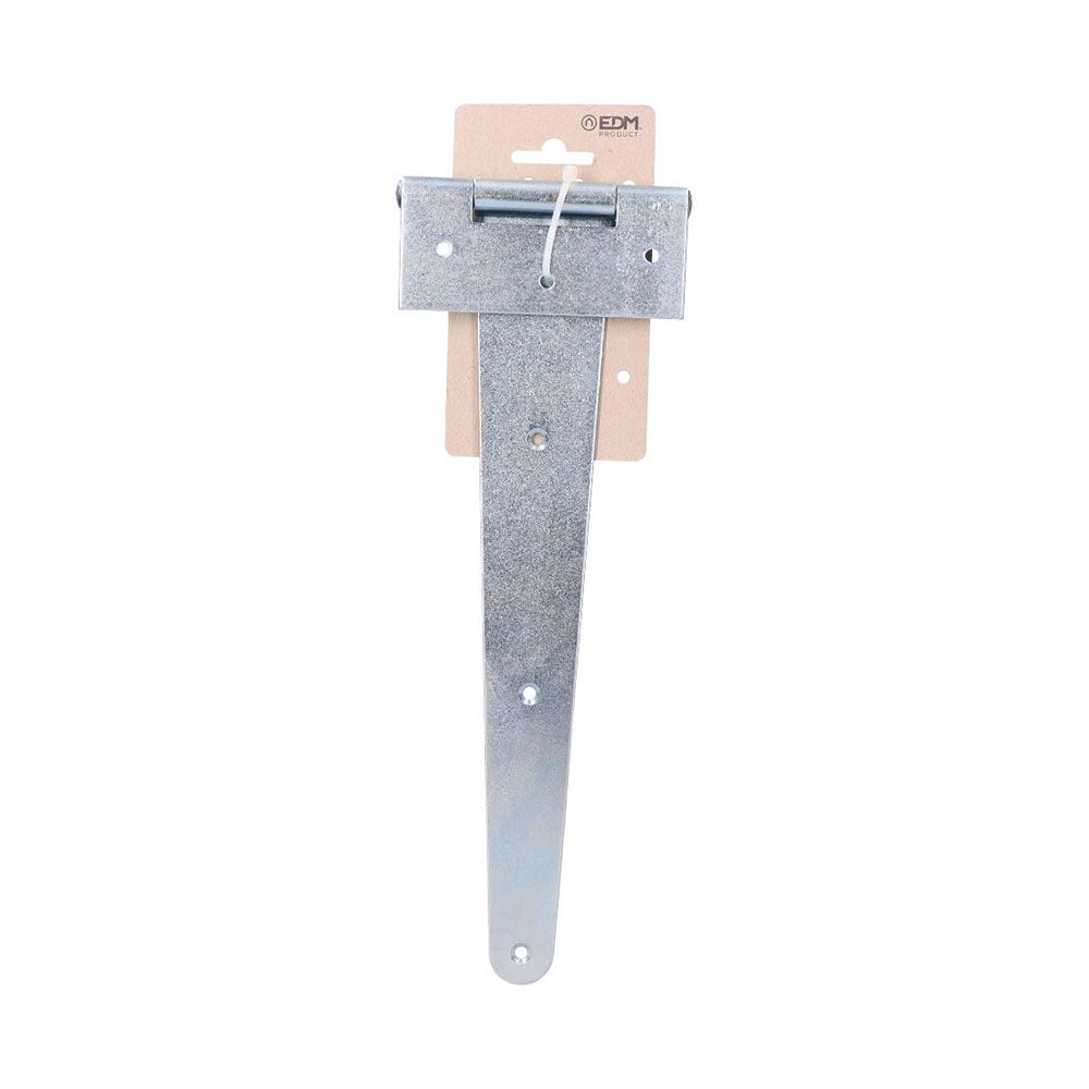 BISAGRA FORMA T, DE ACERO CON ACABADO ZINCADO, 300 x 110 mm, BLISTER