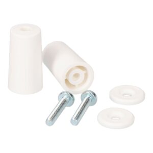 TOPES PARA PERSIANA BLANCO 40 mm LARGO, 2 unidades