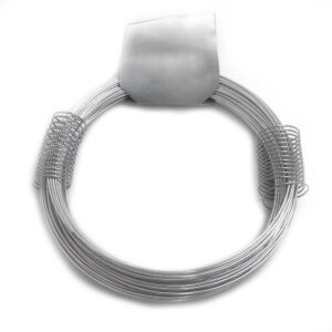 ALAMBRE ZINCADO N° 8, 200 gr, CALIBRE 1,30 mm x 20 m