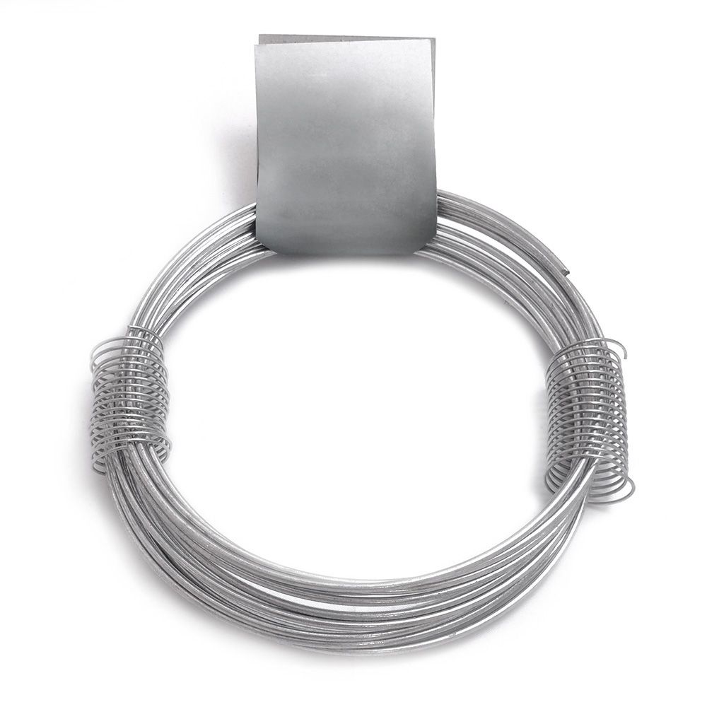 ALAMBRE ZINCADO N° 12, 210 gr, CALIBRE 1,80 mm x 11 m