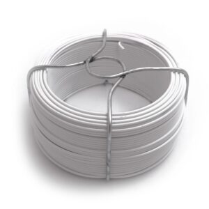 ALAMBRE FORRADO BLANCO N° 6, 240 gr, CALIBRE 1,40 mm x 50 m