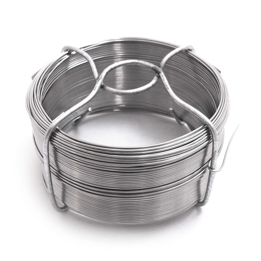 ALAMBRE ACERO INOXIDABLE N° 3, 200 gr, CALIBRE 0,80 mm x 50 m