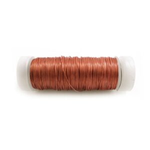 ALAMBRE FORRADO CON BOBINA N° 6 COBRE, CALIBRE 0,40 mm x 50 m