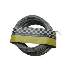 CABLE ACERO, CALIBRE 3 mm x 15 m