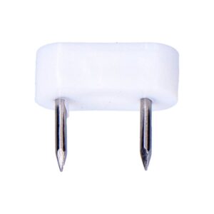 PACK 6 UDS. TOPE ARMARIO 2 PUNTAS 7x18mm BLANCO
