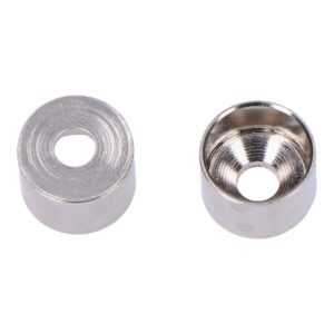 PACK 2 UDS. SOPORTE BARRA Ø12 mm NÍQUEL