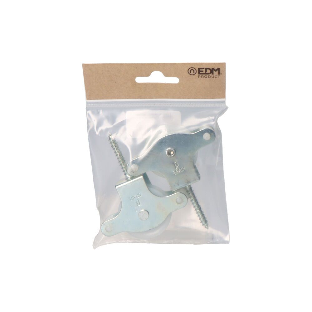 PACK 2 unid. POLEA NYLON 40 mm TIRAFONDO - Imagen 2