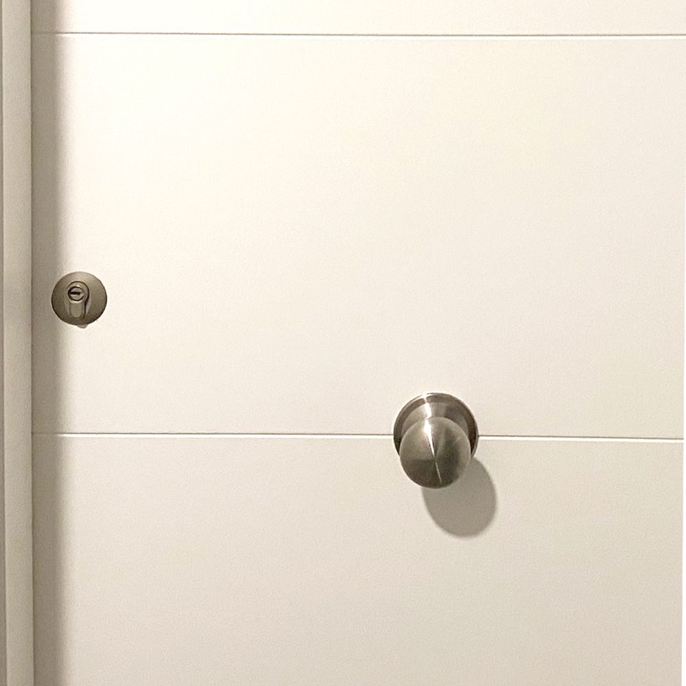 POMO PUERTA, MODELO PP02, DE ACERO INOXIDABLE CON ACABADO INOX, Ø70 mm, BLISTER - Imagen 2