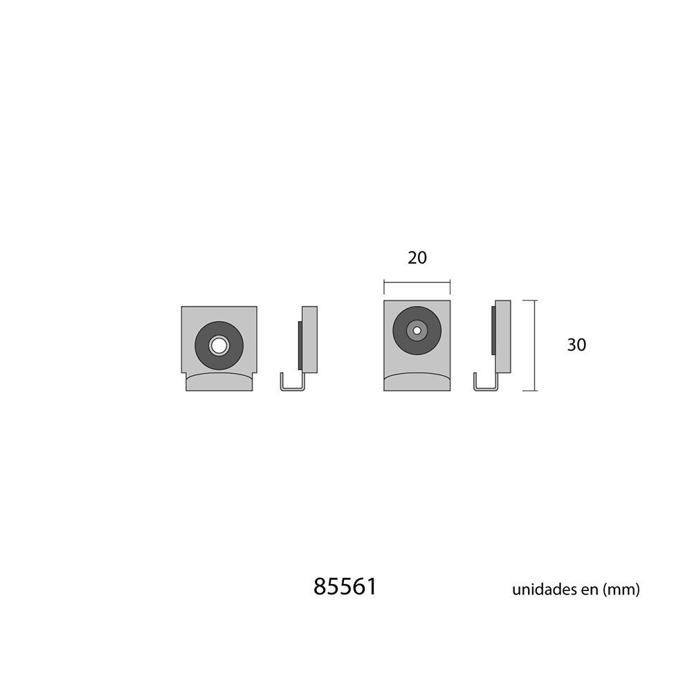 JUEGO GRAPAS LUNA REGULABLES - Imagen 2