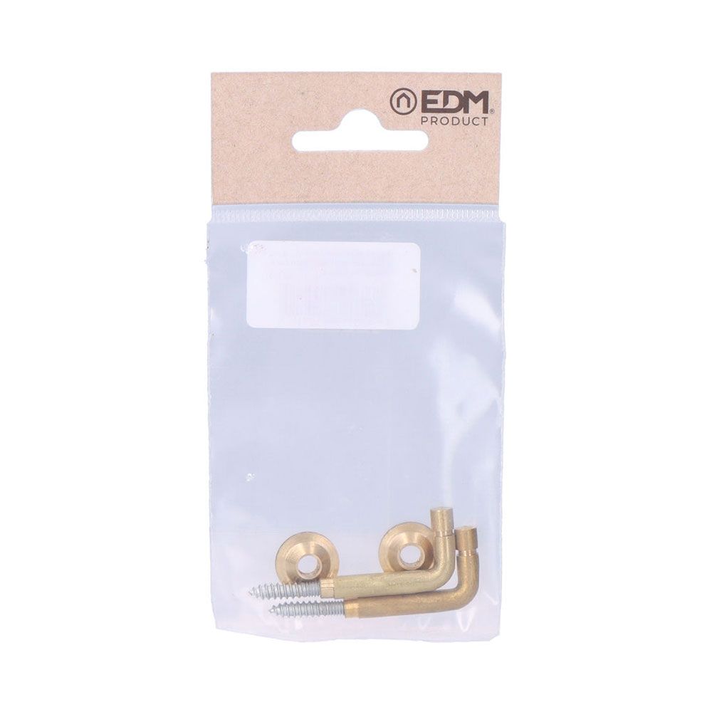 ALZAPAÑOS TORNEADOS LATÓN 30 mm. RECOGEDOR DE CORTINA, 2 uds - Imagen 2