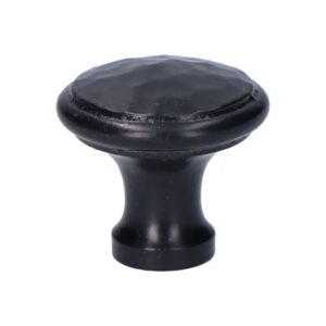 POMO PUERTA, DE HIERRO CON ACABADO NEGRO, 32 mm