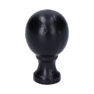 POMO PUERTA, FORMA BOLA, DE HIERRO CON ACABADO NEGRO, 25 mm