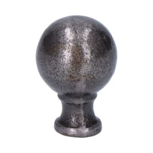 POMO PUERTA, FORMA BOLA, DE HIERRO CON ACABADO HIERRO ANTIGUO, 25 mm