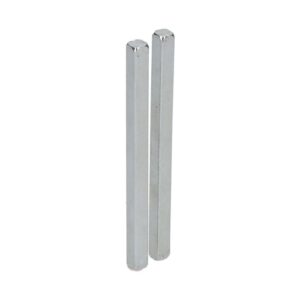 CUADRADILLO DE ACERO ZINCADO CDD01 6 x 90 mm, 2 uds