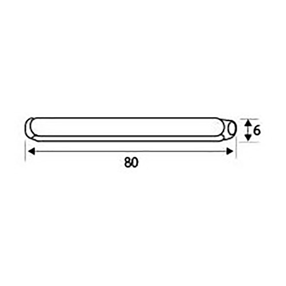 CUADRADILLO DE ACERO ZINCADO CDD01 6 x 90 mm, 2 uds - Imagen 3