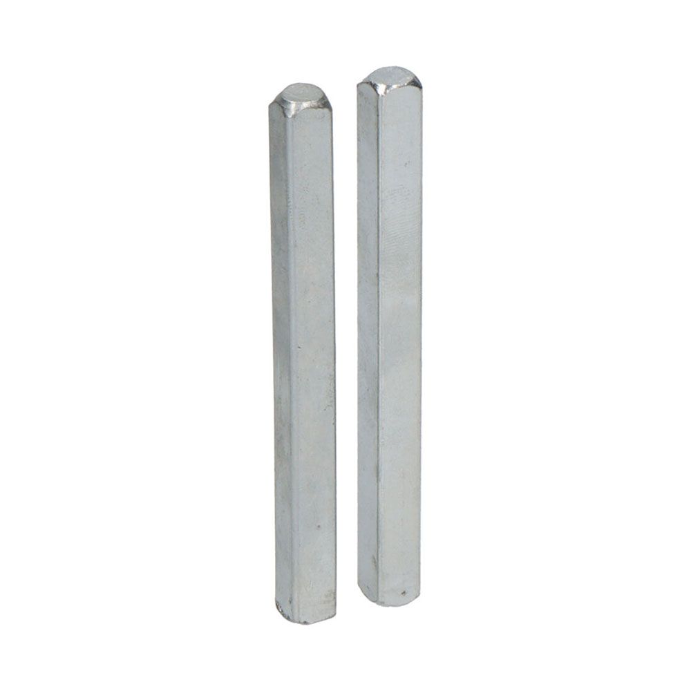 CUADRADILLO DE ACERO ZINCADO CDD01 8 x 90 mm, 2 uds