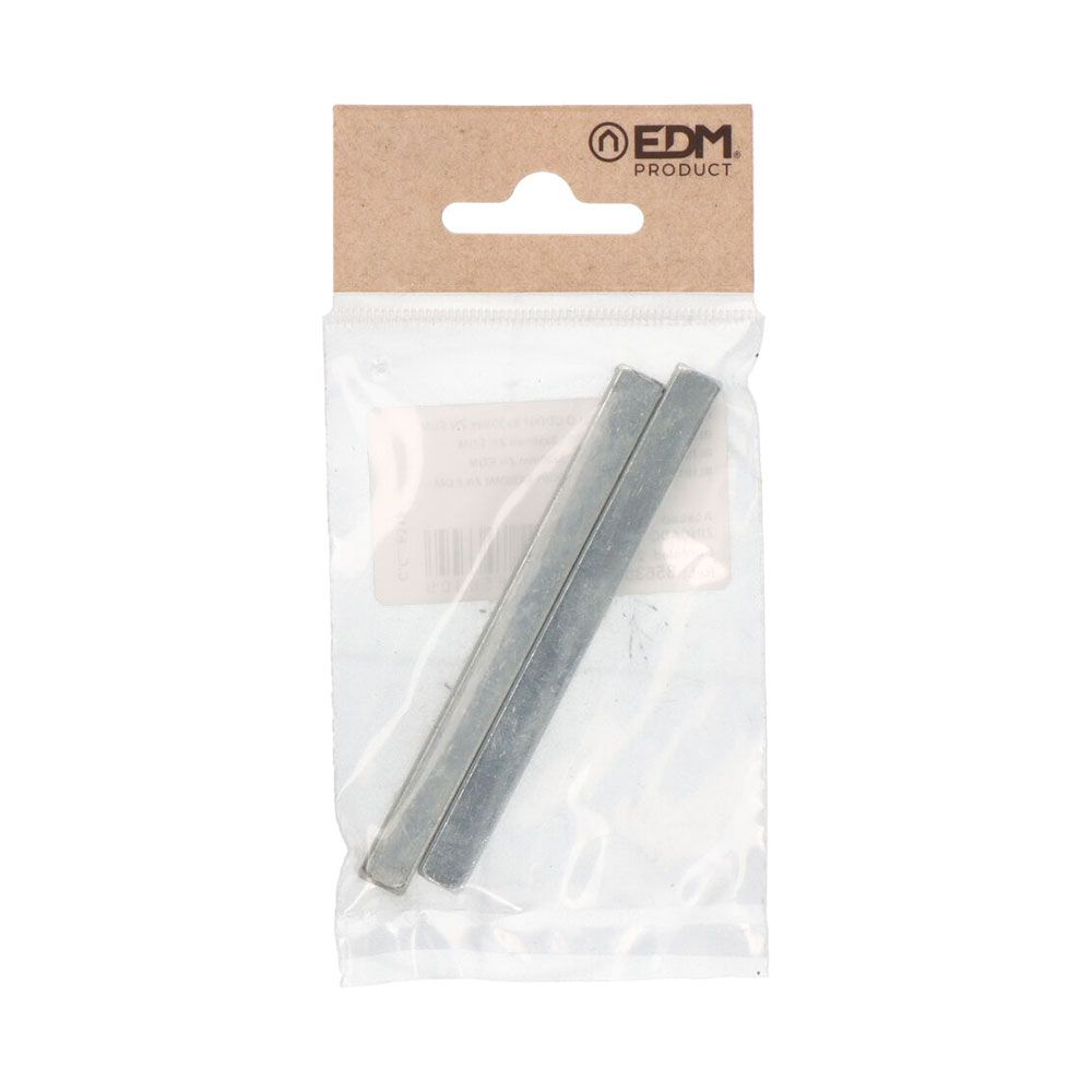 CUADRADILLO DE ACERO ZINCADO CDD01 8 x 90 mm, 2 uds - Imagen 2