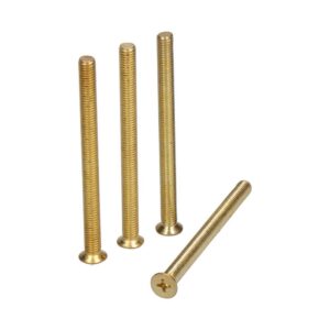 TORNILLO CILINDRO DE ACERO LATONADO TRN16 M5 x 65 mm, 4 uds