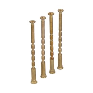 TORNILLO PASANTE MULTICORTE TRN02 LATONADO, M4 x 75 mm, 4 uds