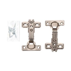 BISAGRA CAZOLETA, RECTA, MODELO BC01, DE ACERO CON ACABADO ZINCADO, 26 mm, 2 uds, BLISTER