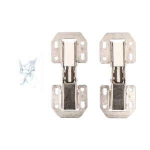 BISAGRA CAZOLETA SOBREPONER, MODELO BC10, DE ACERO CON ACABADO ZINCADO, 104 x 44 mm, 2 uds, BLISTER