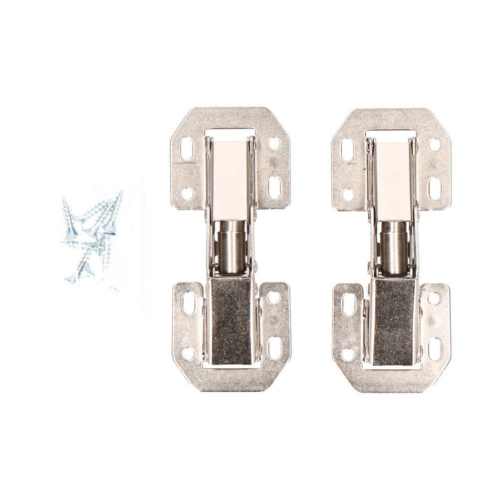 BISAGRA CAZOLETA SOBREPONER, MODELO BC10, DE ACERO CON ACABADO ZINCADO, 104 x 44 mm, 2 uds, BLISTER
