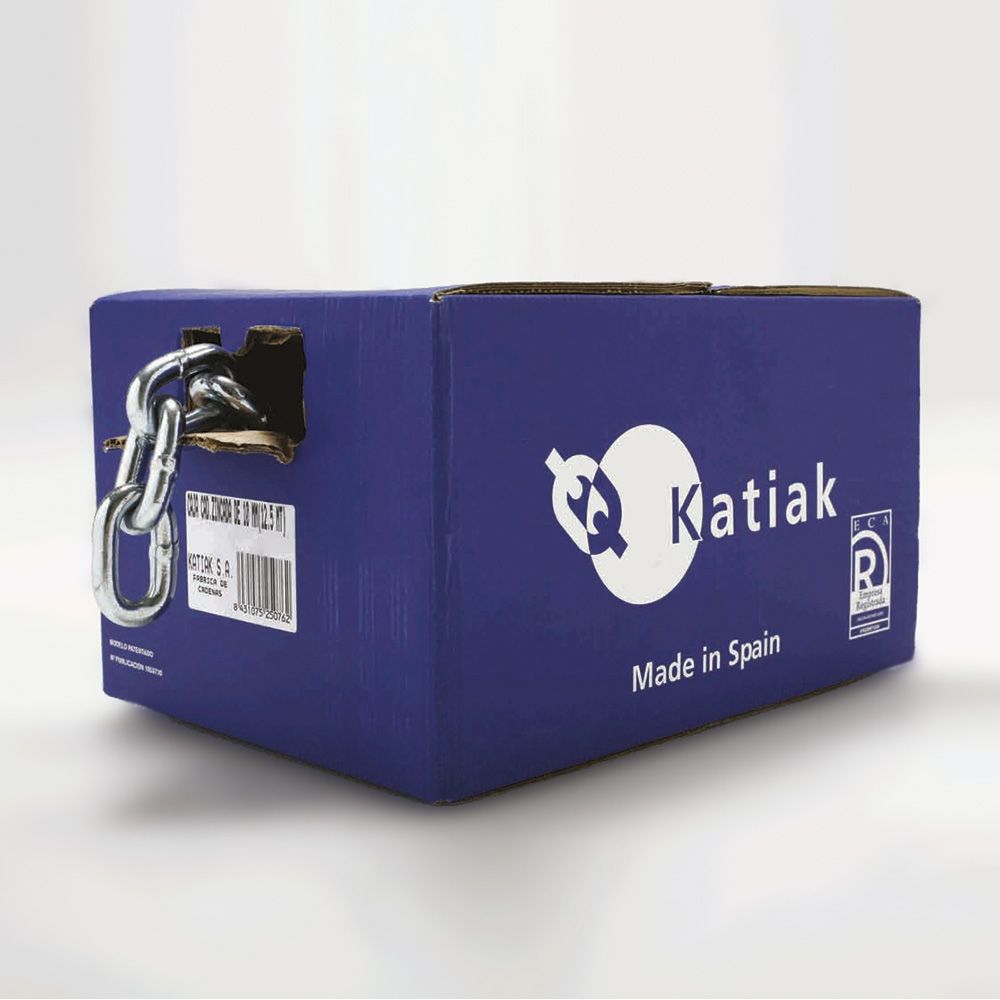 CADENA ESLABONES, MODELO L, DE ACERO CON ACABADO ZINCADO, Ø10 mm, CAJA DE 14 m - Imagen 2