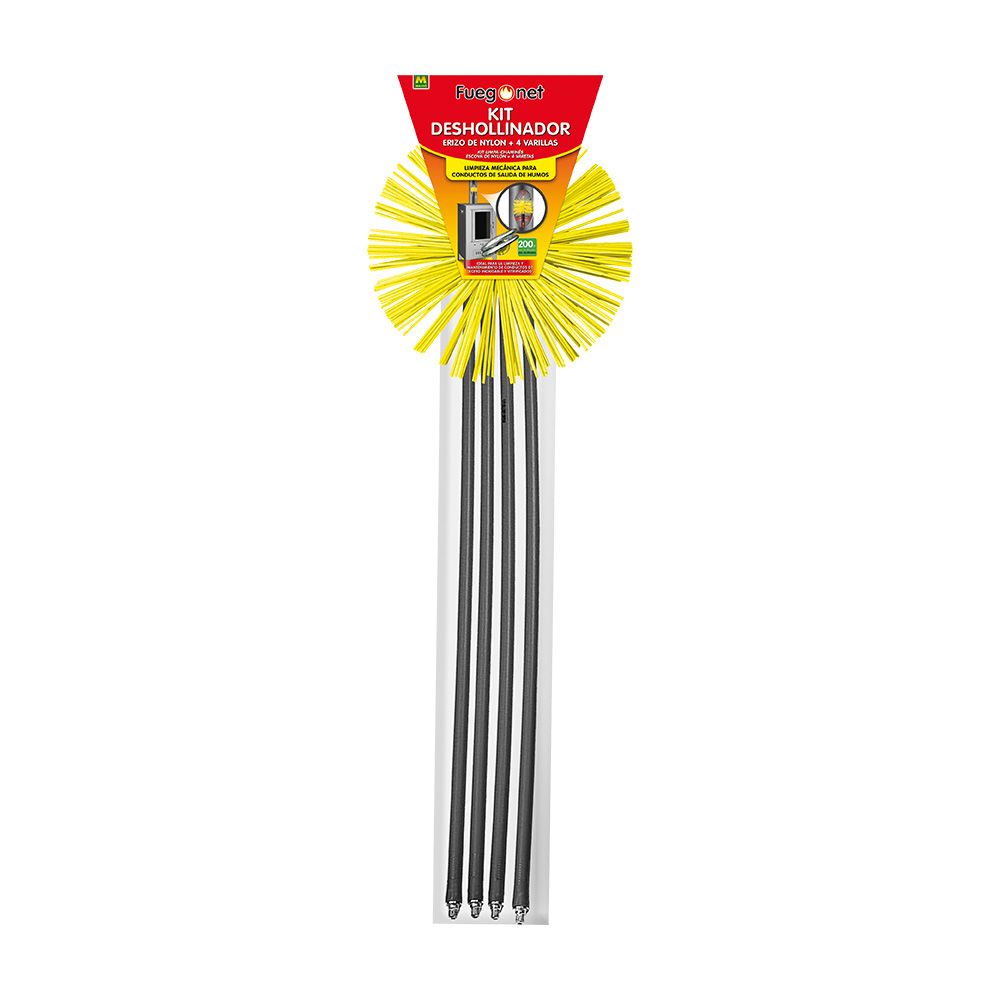 KIT DESHOLLINADOR NYLON Ø200 mm