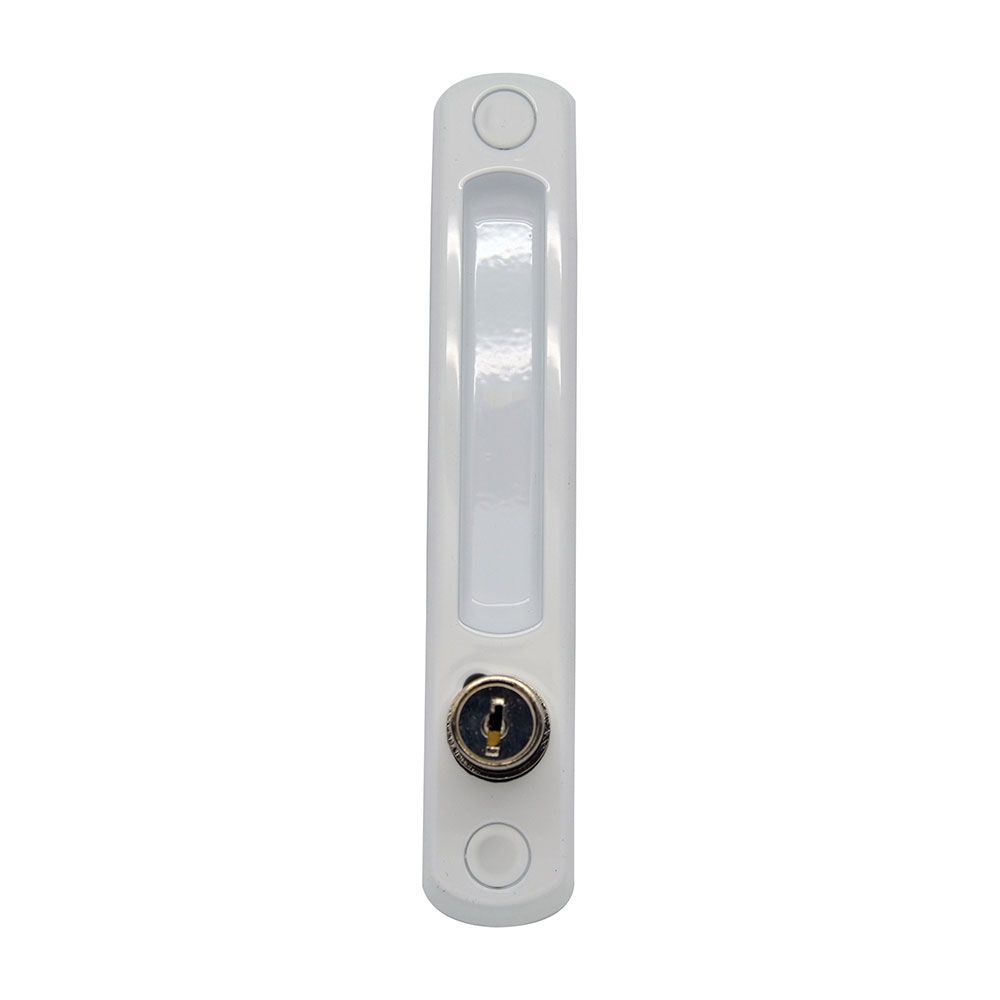 CIERRE CORREDERA, MODELO 6826, DE ALUMINIO CON ACABADO BLANCO, 170 x 29 mm
