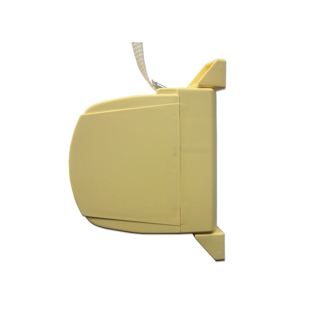 RECOGEDOR EXTERIOR ABATIBLE GIRATORIO 180° MINI DE CINTA 5 m BEIGE - Imagen 2