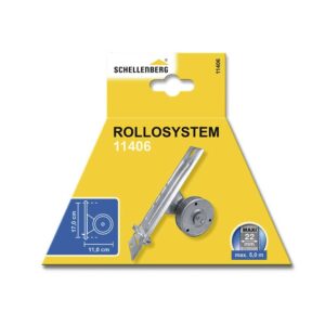 RECOGEDOR EMPOTRABLE PARA PERSIANA 50 x 244 x 140 mm (DISTANCIA TALADRO 170 mm)