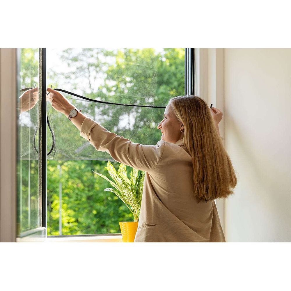 MOSQUITERA EASY OPEN, ANTRACITA, 130 x 150 cm - Imagen 9