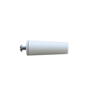 TOPE PARA PERSIANA BLANCO 40 mm LARGO, 25 unidades