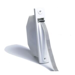 RECOGEDOR EMPOTRABLE MINIPACK PARA PERSIANA CON CINTA 18 mm BLANCO
