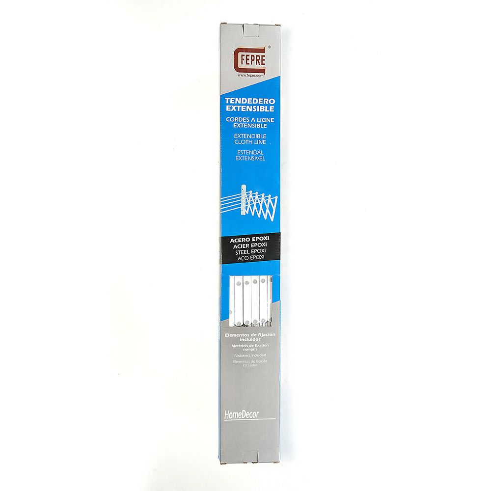 TENDEDERO ACERO EPOXI BLANCO, TENDIDO 100 cm - Imagen 2