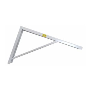 ESCUADRA DE ACERO ROBUSTO BLANCO 30 x 50 cm