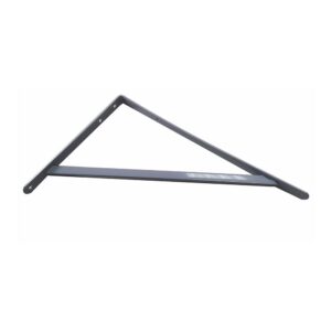 ESCUADRA DE ACERO FORTEX GRIS PLATA 33 x 50 cm