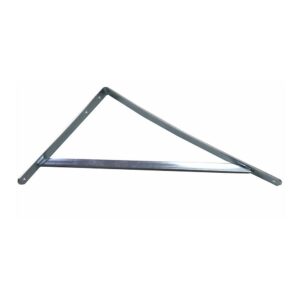 ESCUADRA DE ACERO FORTEX ZINCADO 33 x 50 cm