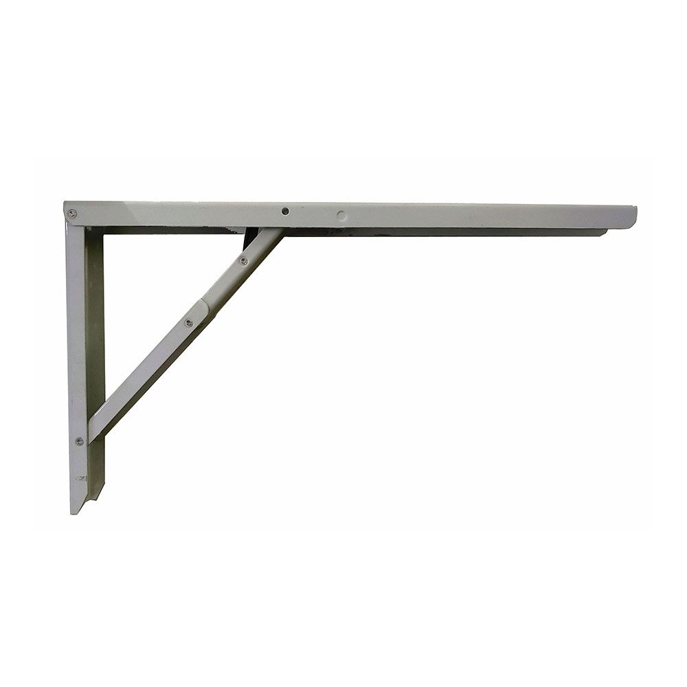 ESCUADRA DE ACERO PLEGABLE ABAT-TABLE PLATA 30 x 52 cm