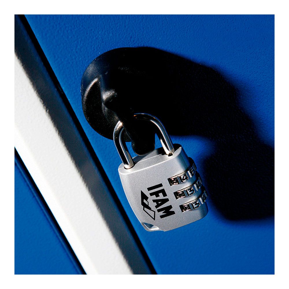 CANDADO C45S ZINC 44,5mm. ARCO Ø6,3mm CON COMBINACIÓN IFAM - Imagen 2