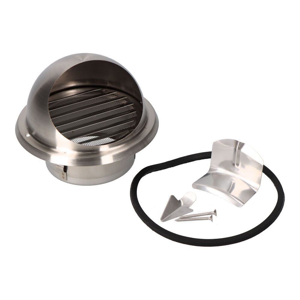 REJILLA VENTILACIÓN ACERO INOX COPA EMPOTRABLE Ø100 mm - Imagen 2