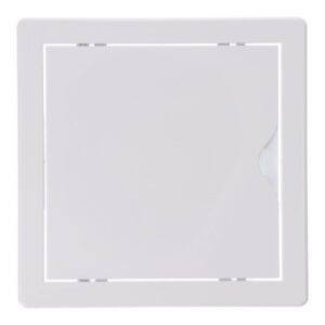 TAPA DE REGISTRO CUADRADA EMPOTRABLE ABS 15x15cm BLANCA