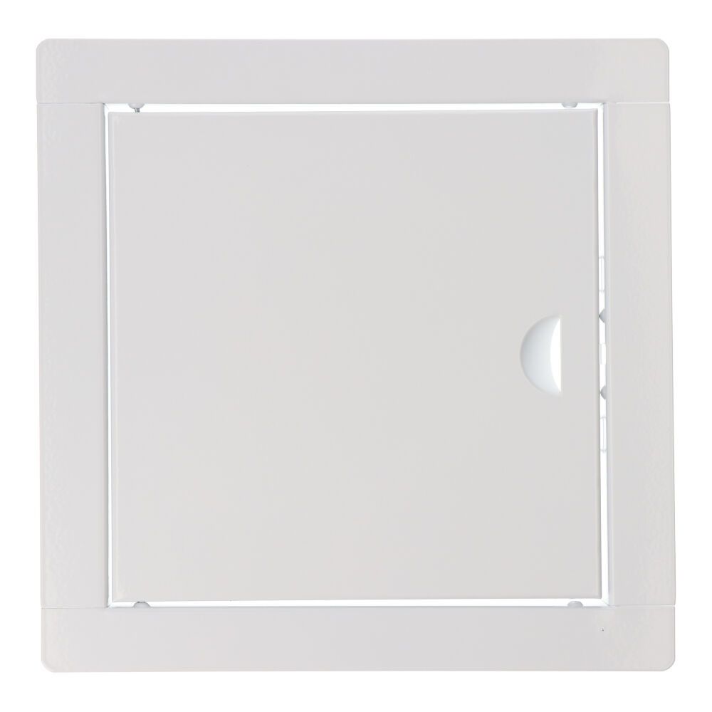 TAPA DE REGISTRO CUADRADA EMPOTRABLE ACERO 20x20cm BLANCA